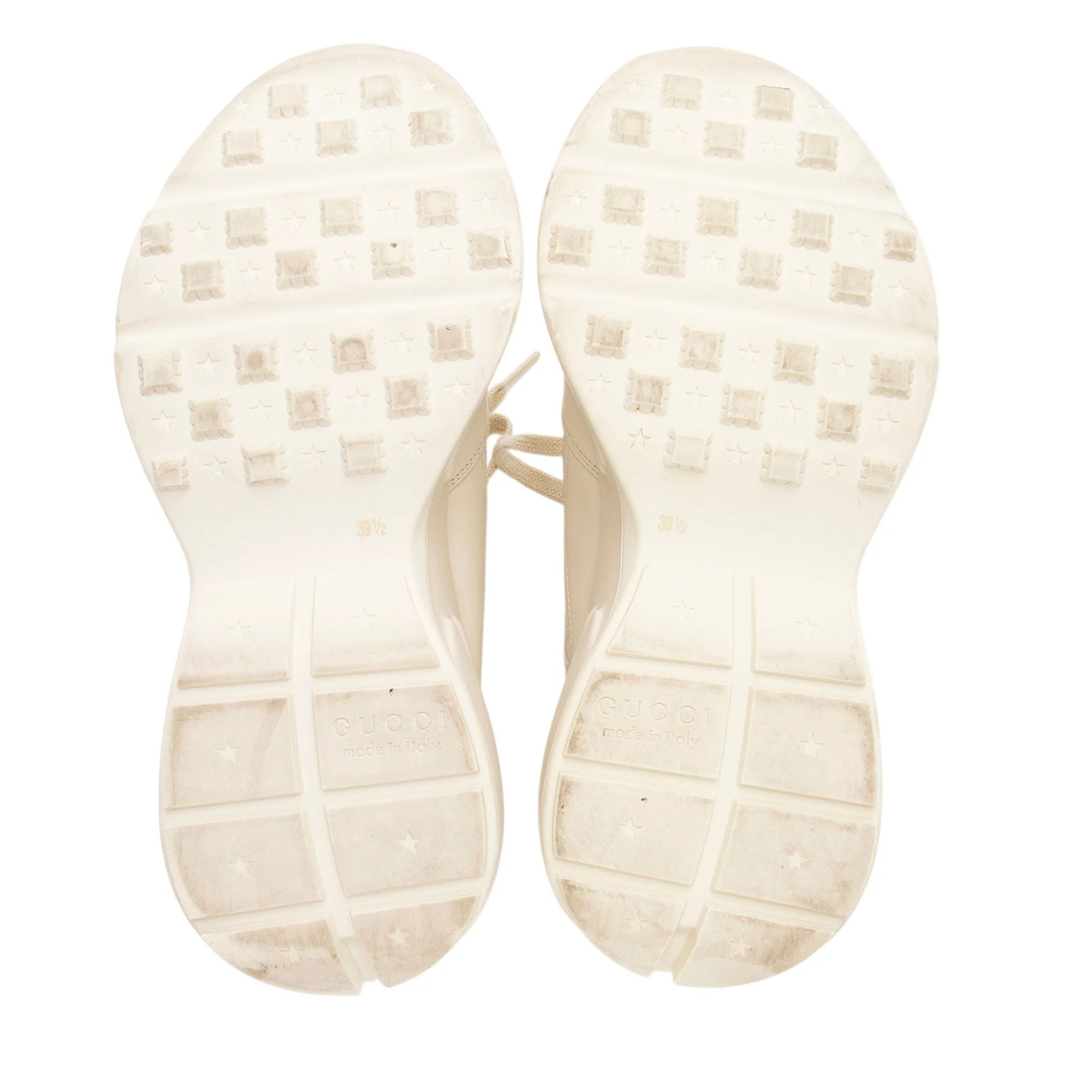 Women's Gucci Leather Logo Rhyton Sneakers - Size 9.5 / 39.5 - Image 6
