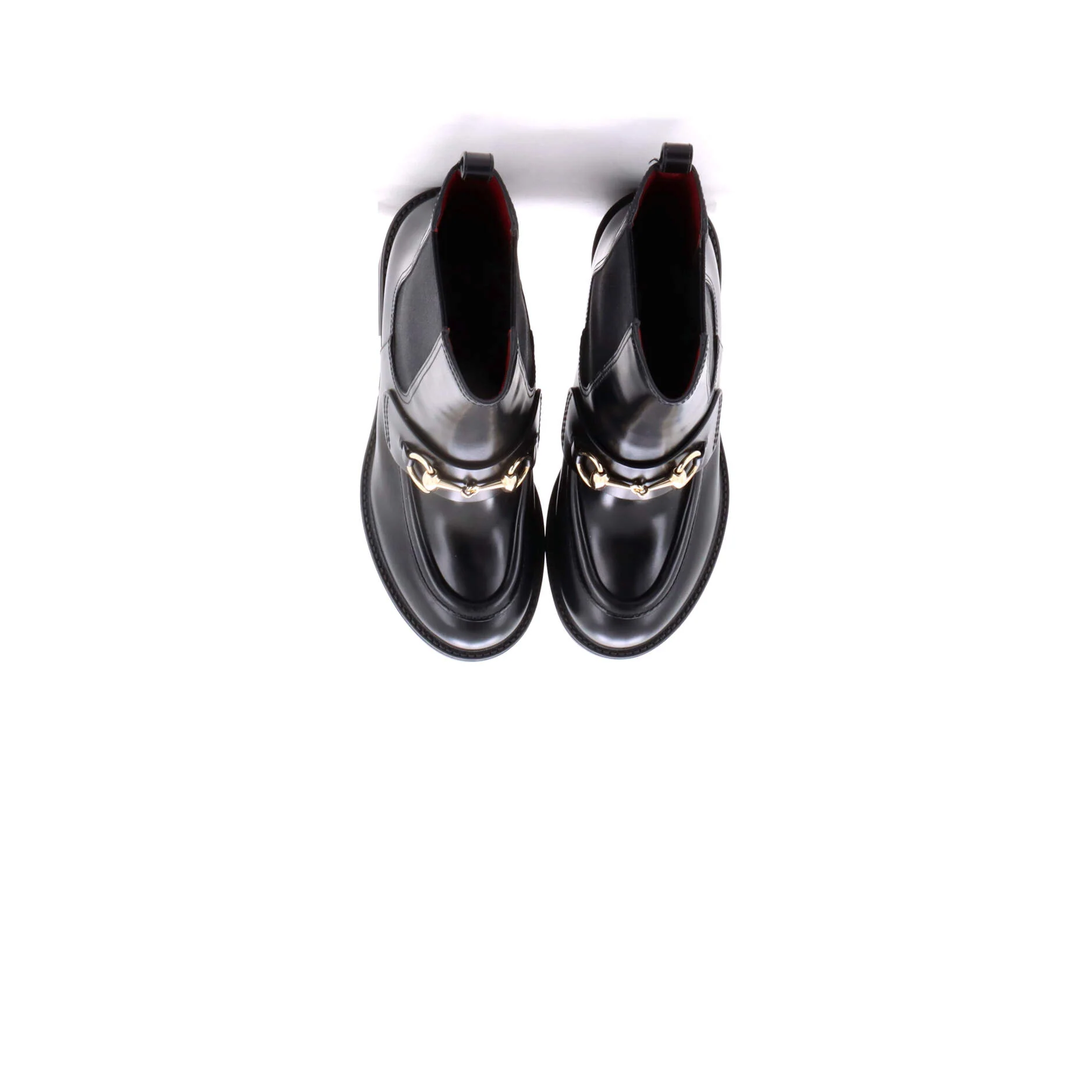 Women's Horsebit Heeled Chelsea Boots Leather - Image 2