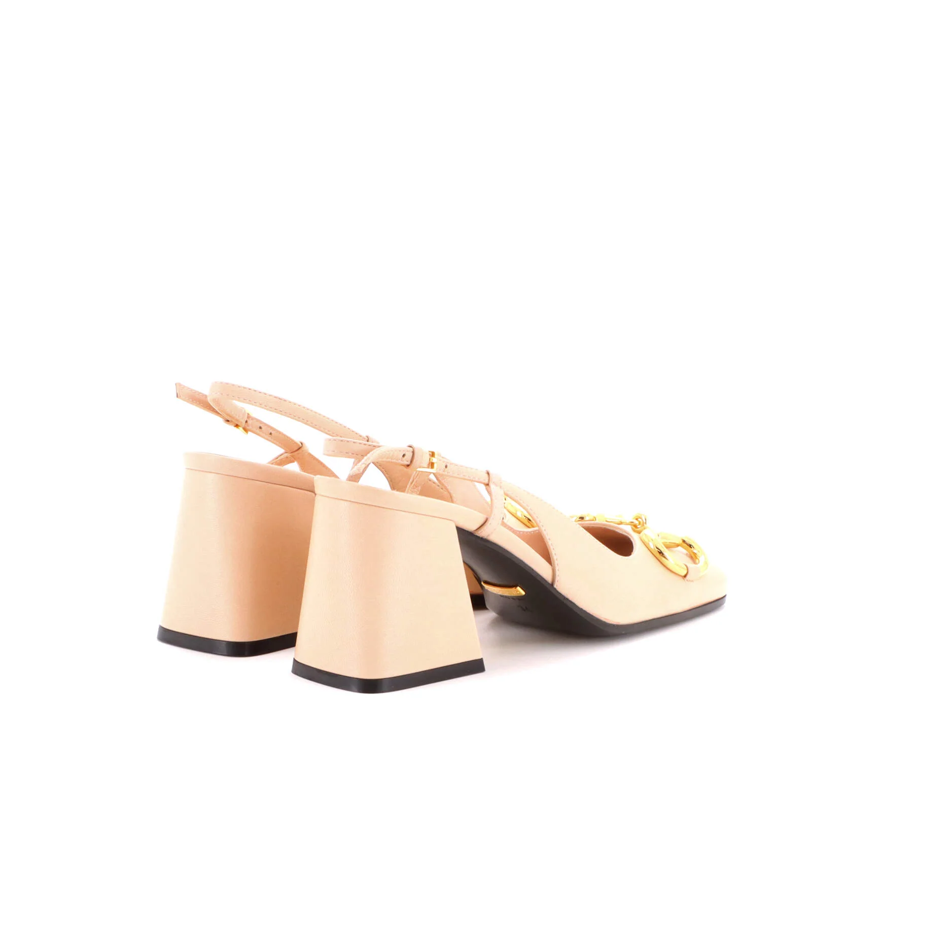 Women's Horsebit Slingback Pumps Leather - Image 3