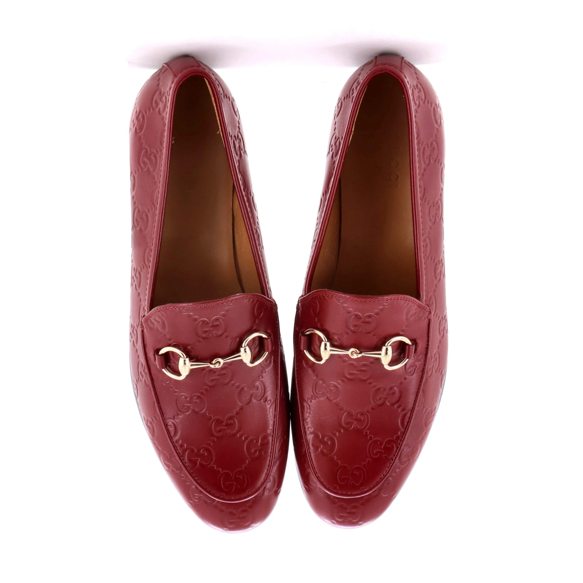 Women's Jordaan Loafers GG Embossed Leather - Image 2