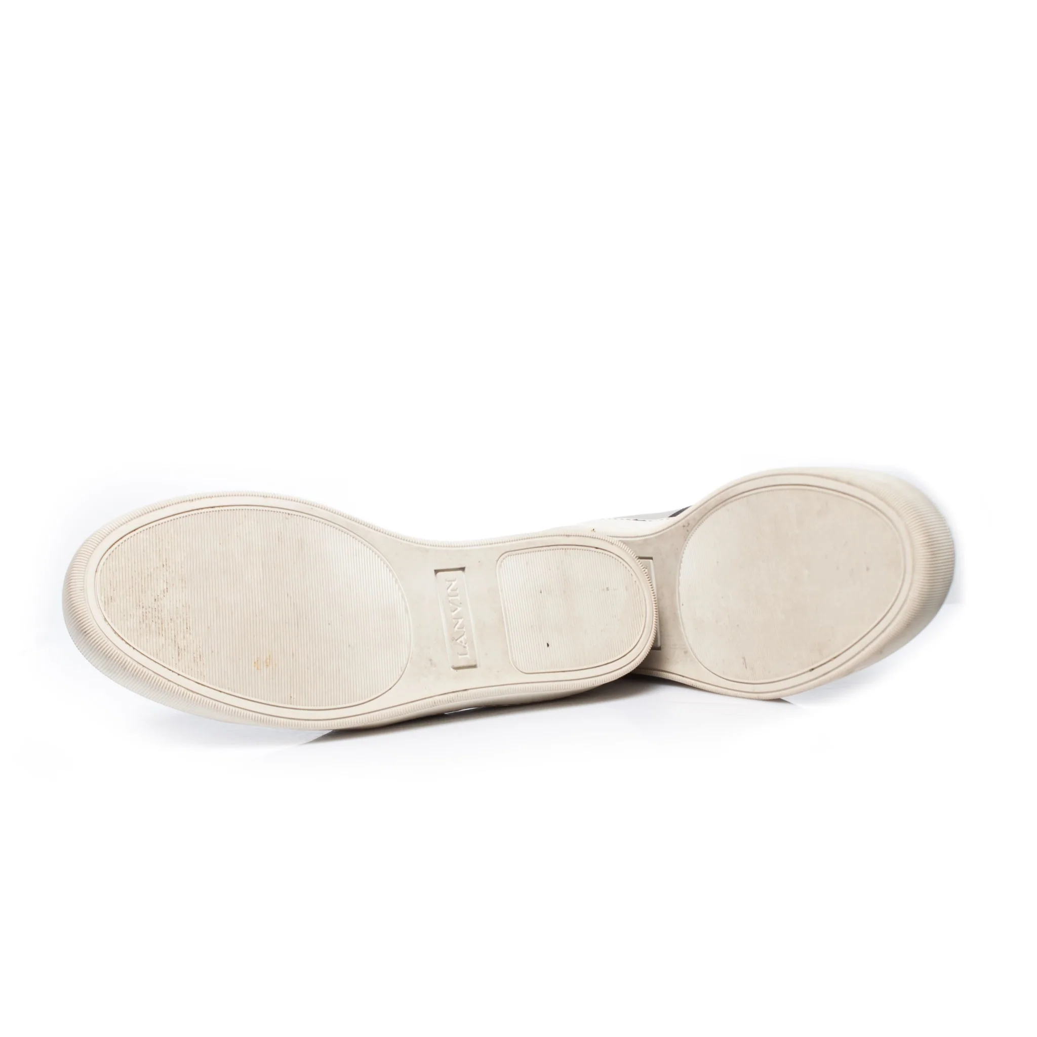 Men's Lanvin Leather slip on sneakers in grey. - Image 7