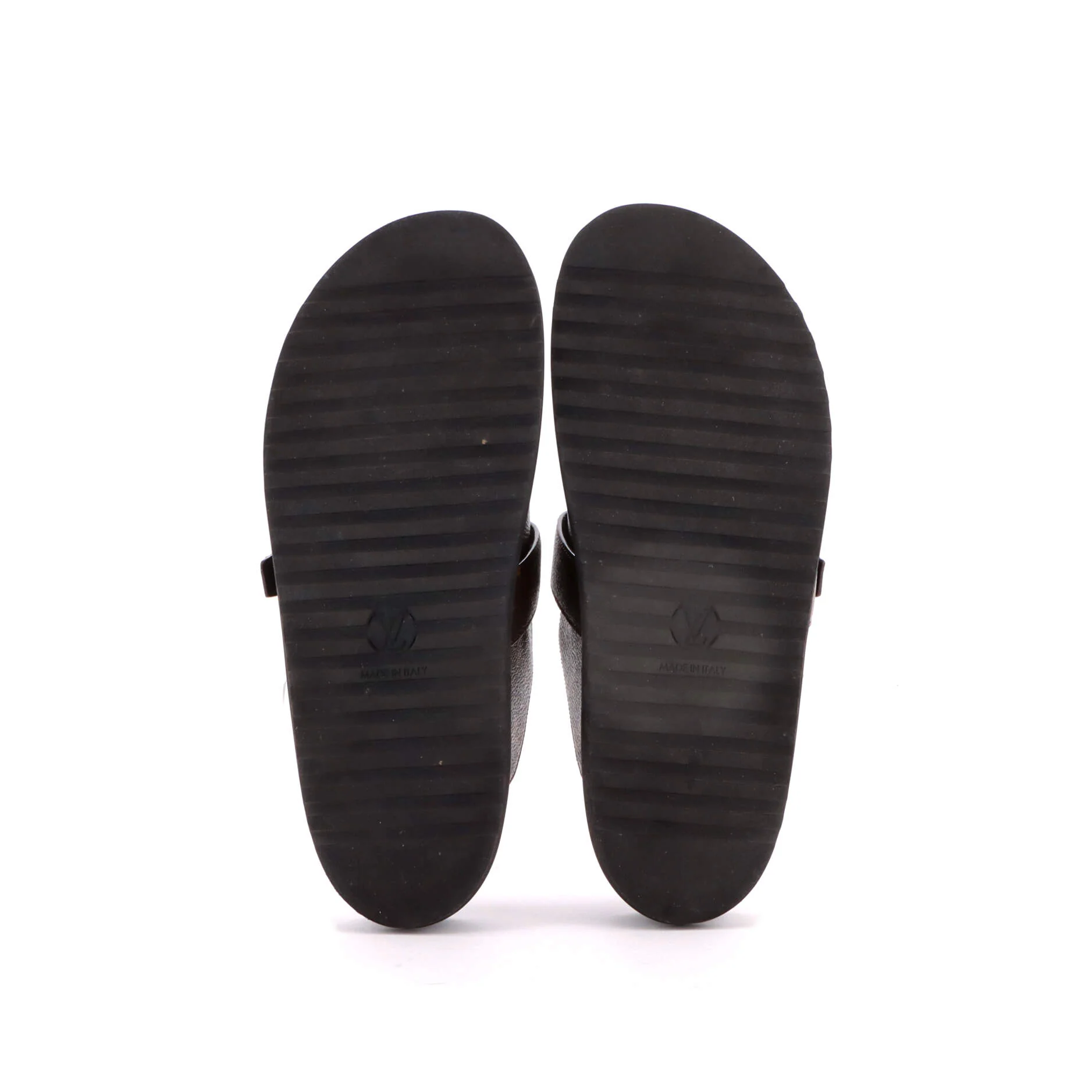 Cosy Flat Clog Mules Monogram Canvas and Leather - Image 4