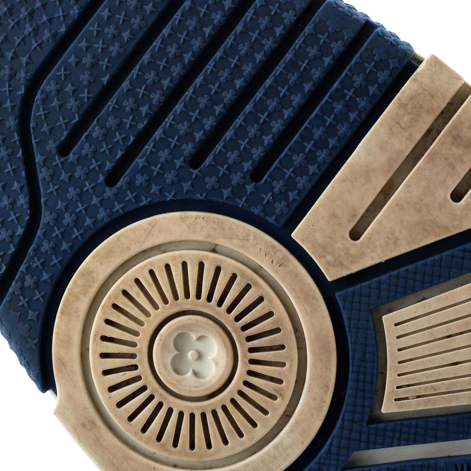 Men's LV Trainer Sneakers Monogram Empreinte Leather and Monogram Denim - Image 6