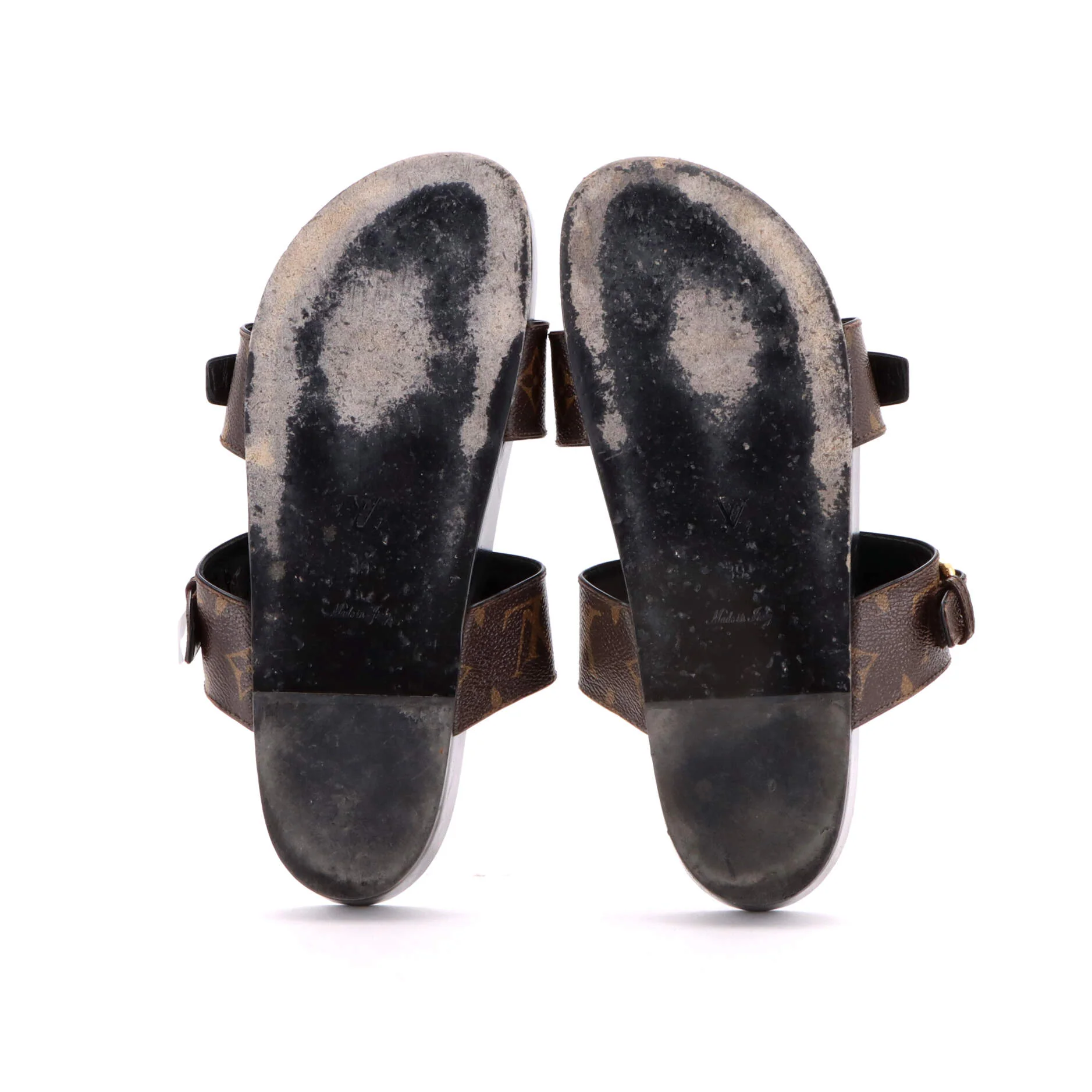 Women's Bom Dia Flat Mules Monogram Canvas - Image 4