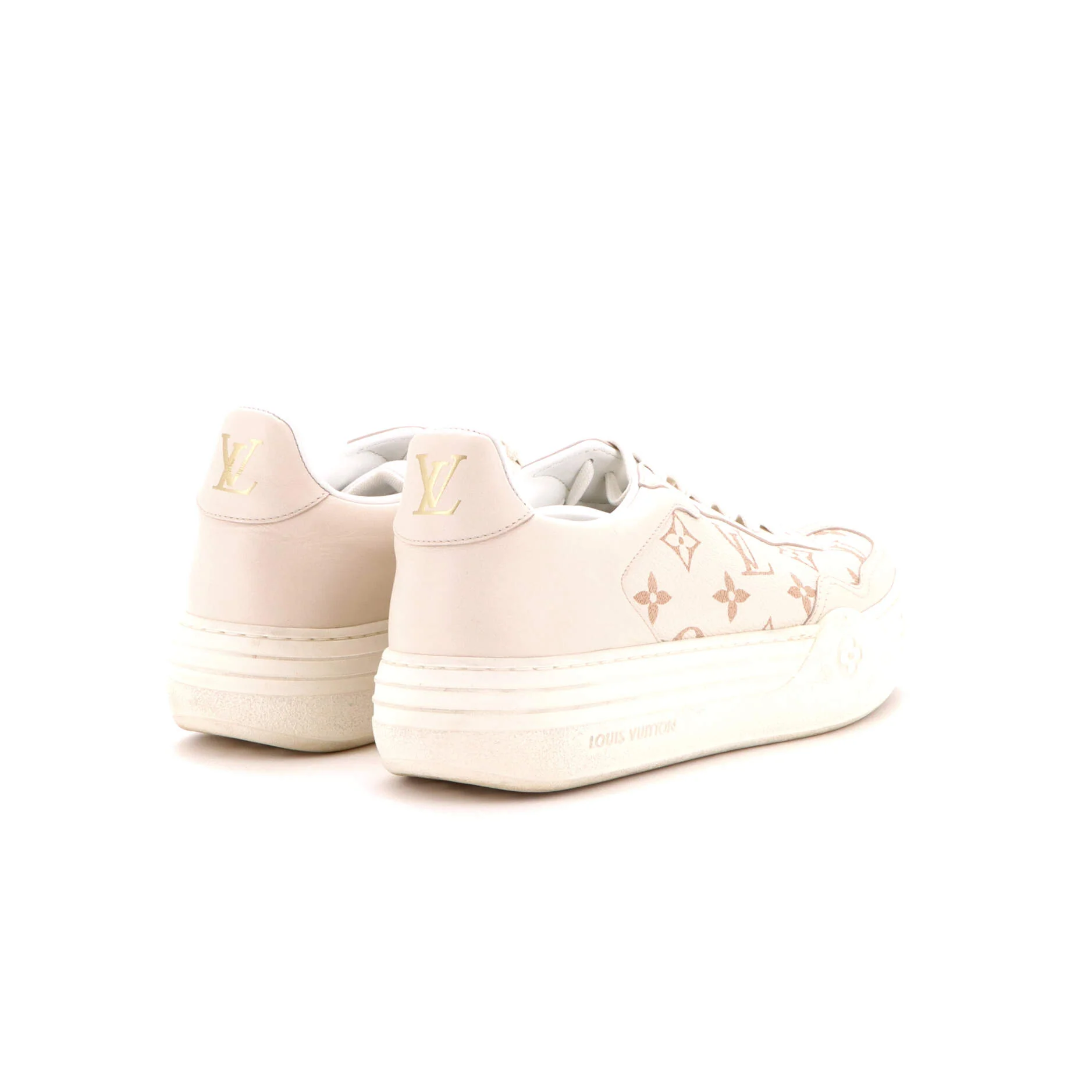Women's LV Groovy Sneakers Monogram Canvas and Leather - Image 3