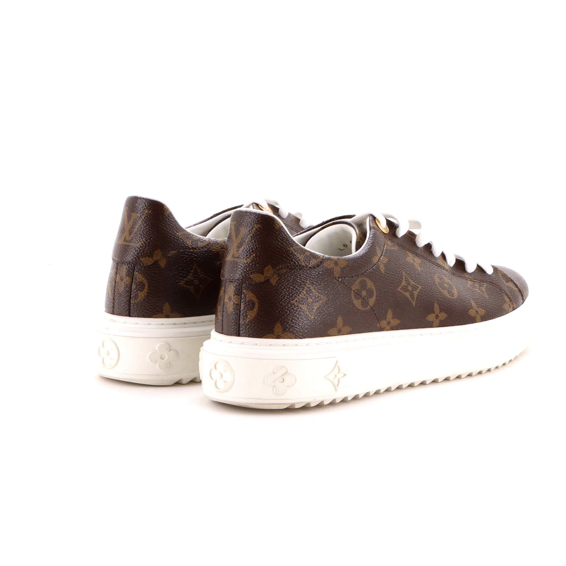 Women's Time Out Sneakers Monogram Canvas - Image 3
