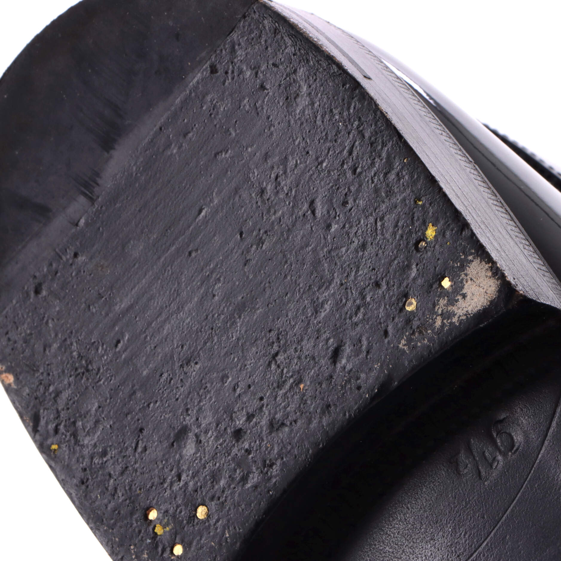 Men's Triangle Logo Loafers Patent with Crystals - Image 6