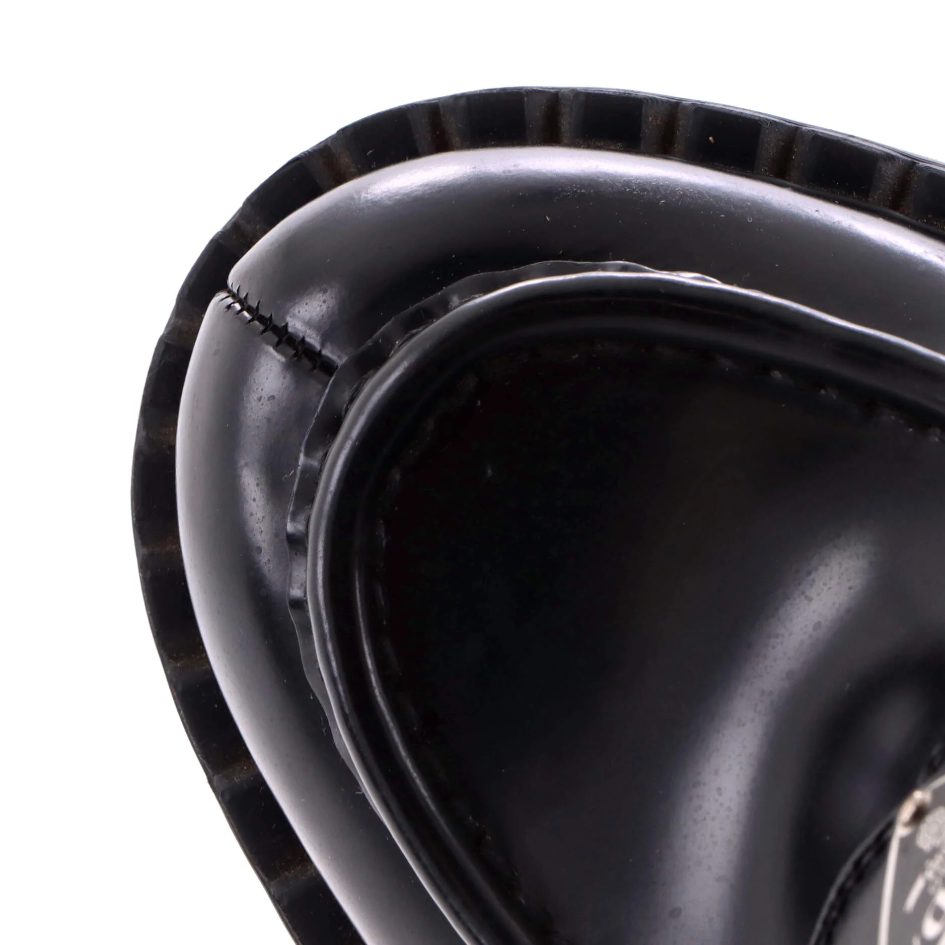 Women's Triangle Logo Loafers Spazzolato Leather - Image 5