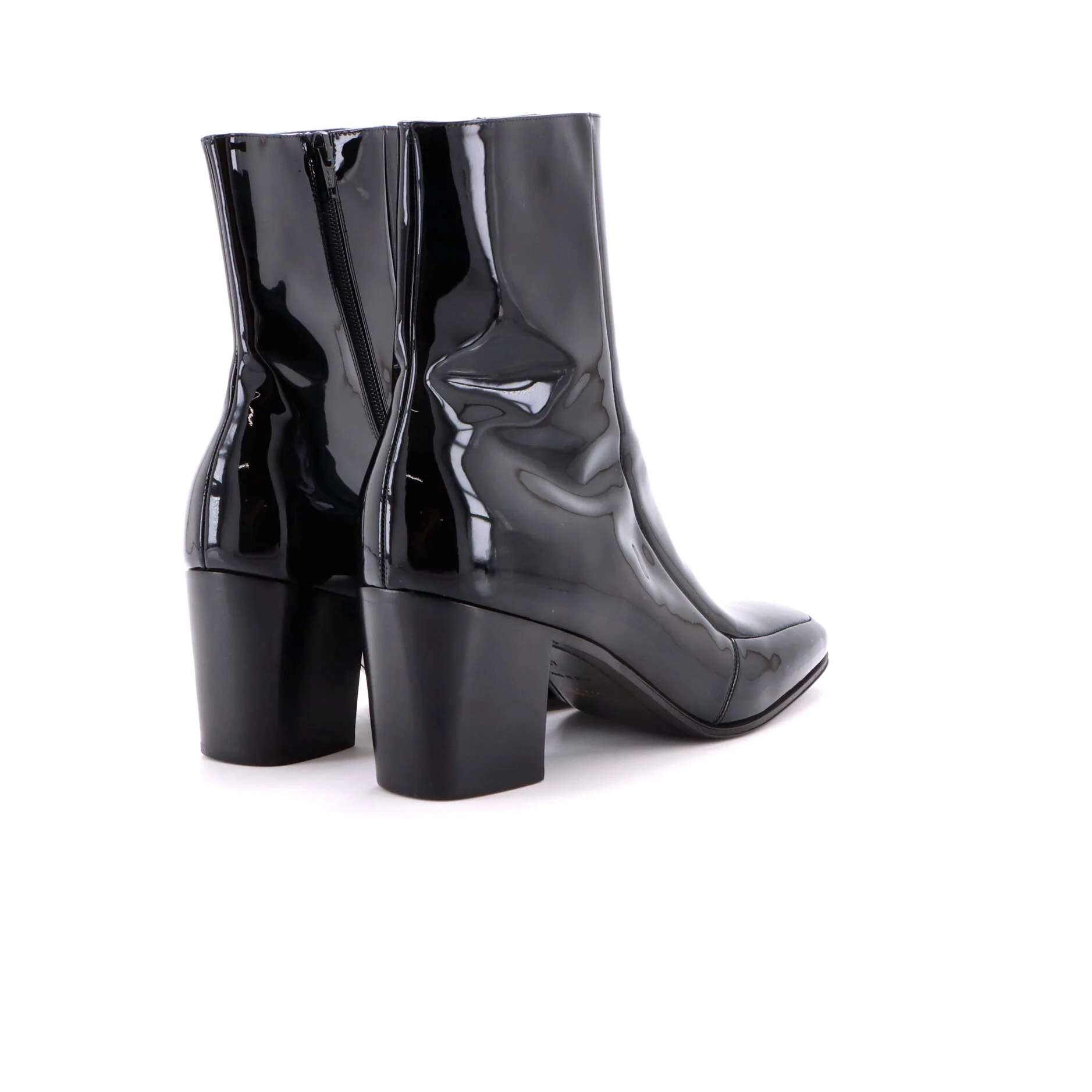 Beau Zip Ankle Boots Patent - Image 3