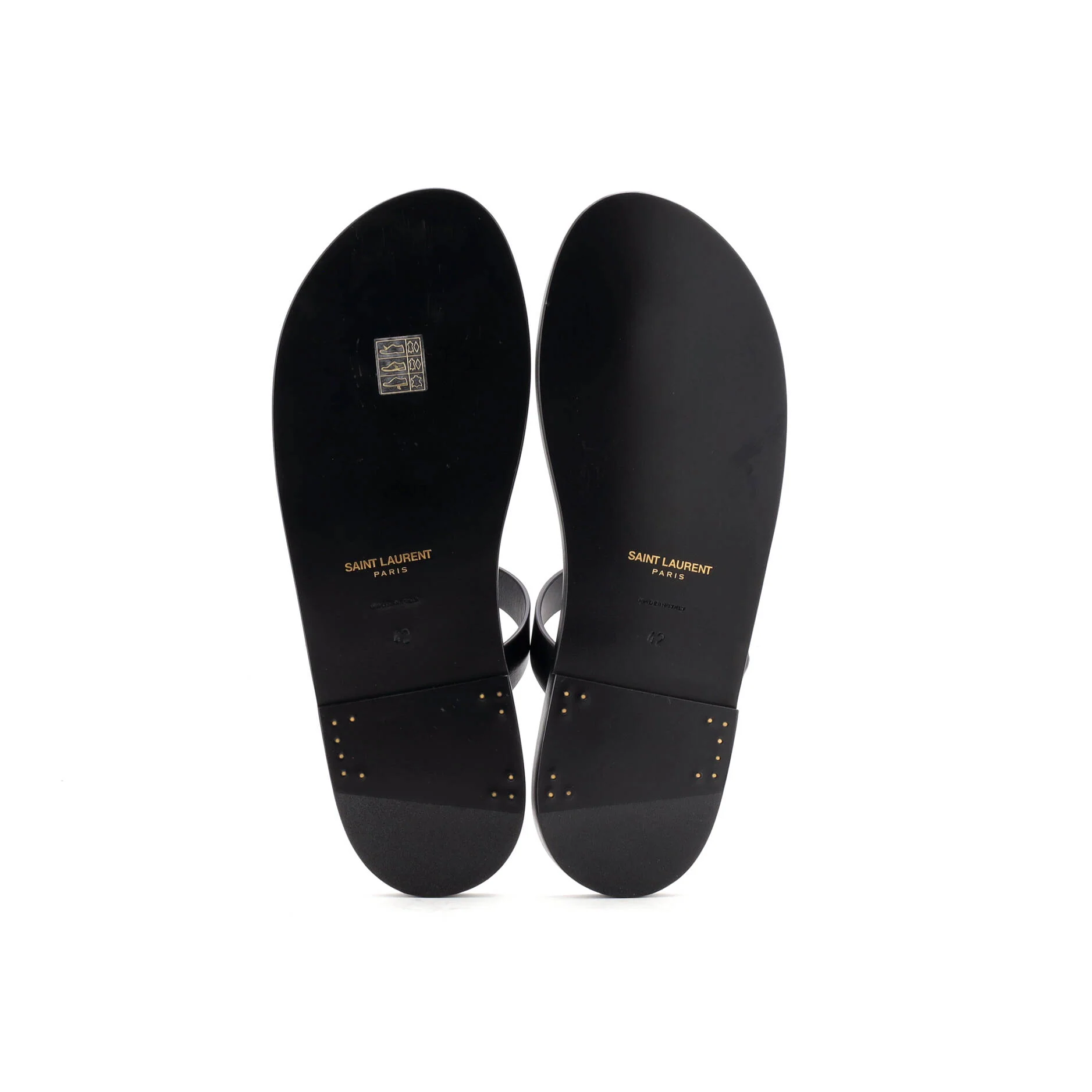 Men's Cassandra Thong Flat Sandals Leather - Image 4
