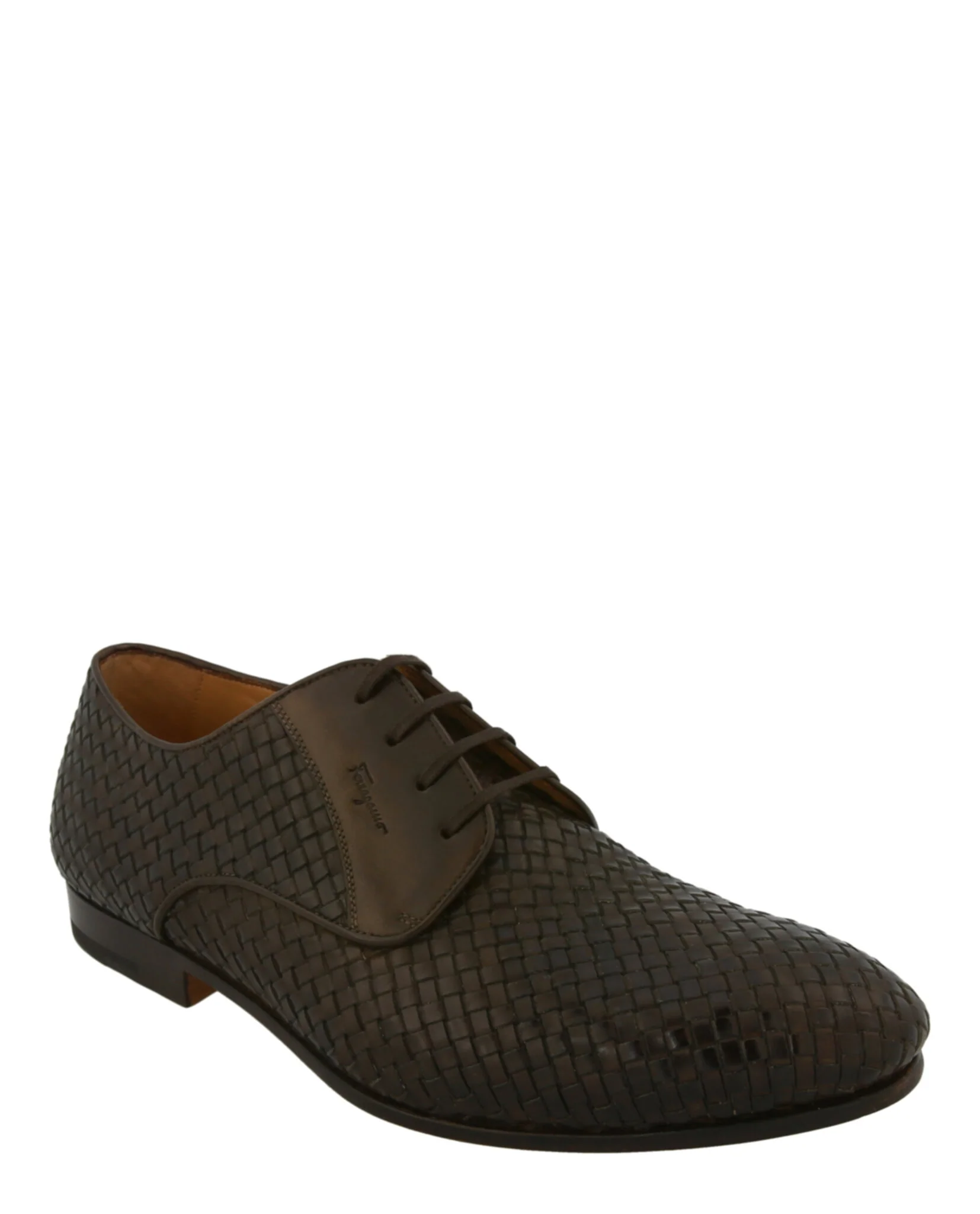 Men's Cooper Woven Leather Dress Shoes - Image 2