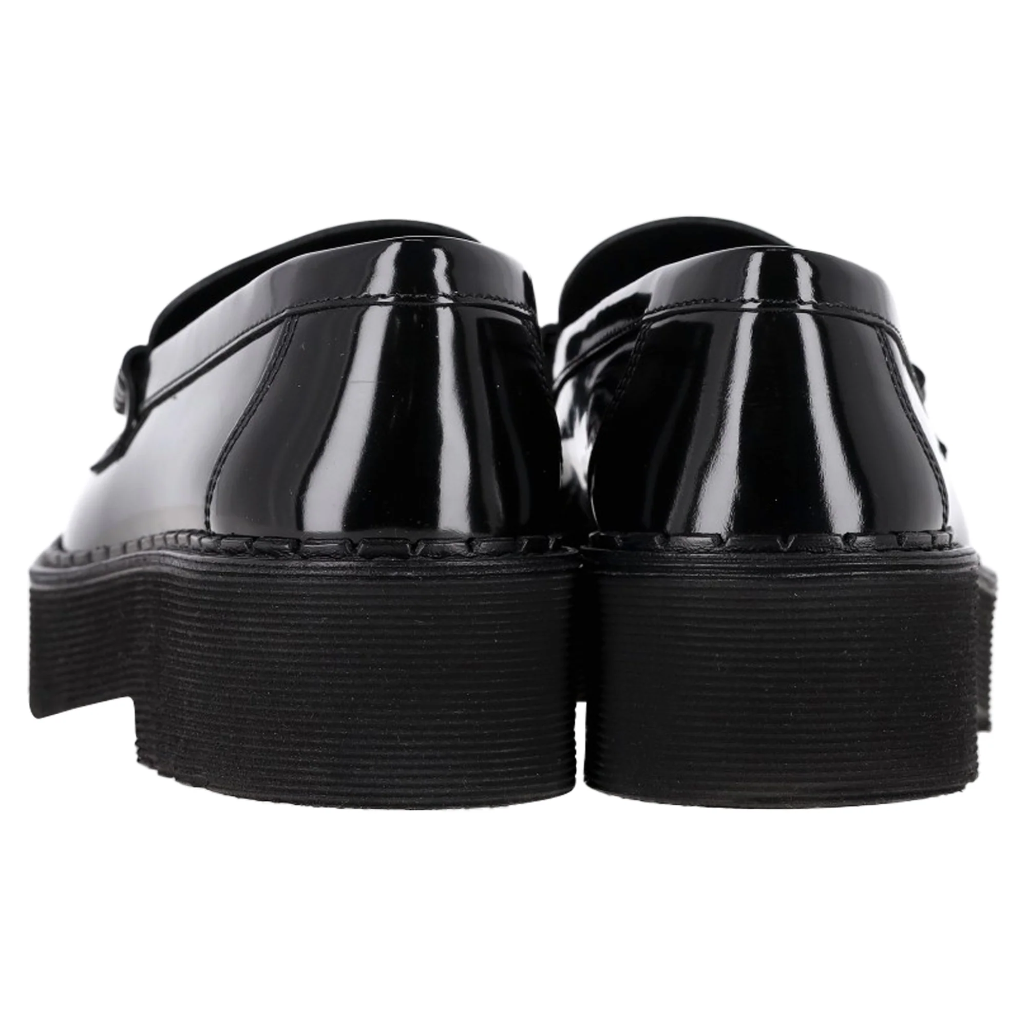 Women's Tod's Platform Loafers in Black Patent Leather - Image 5
