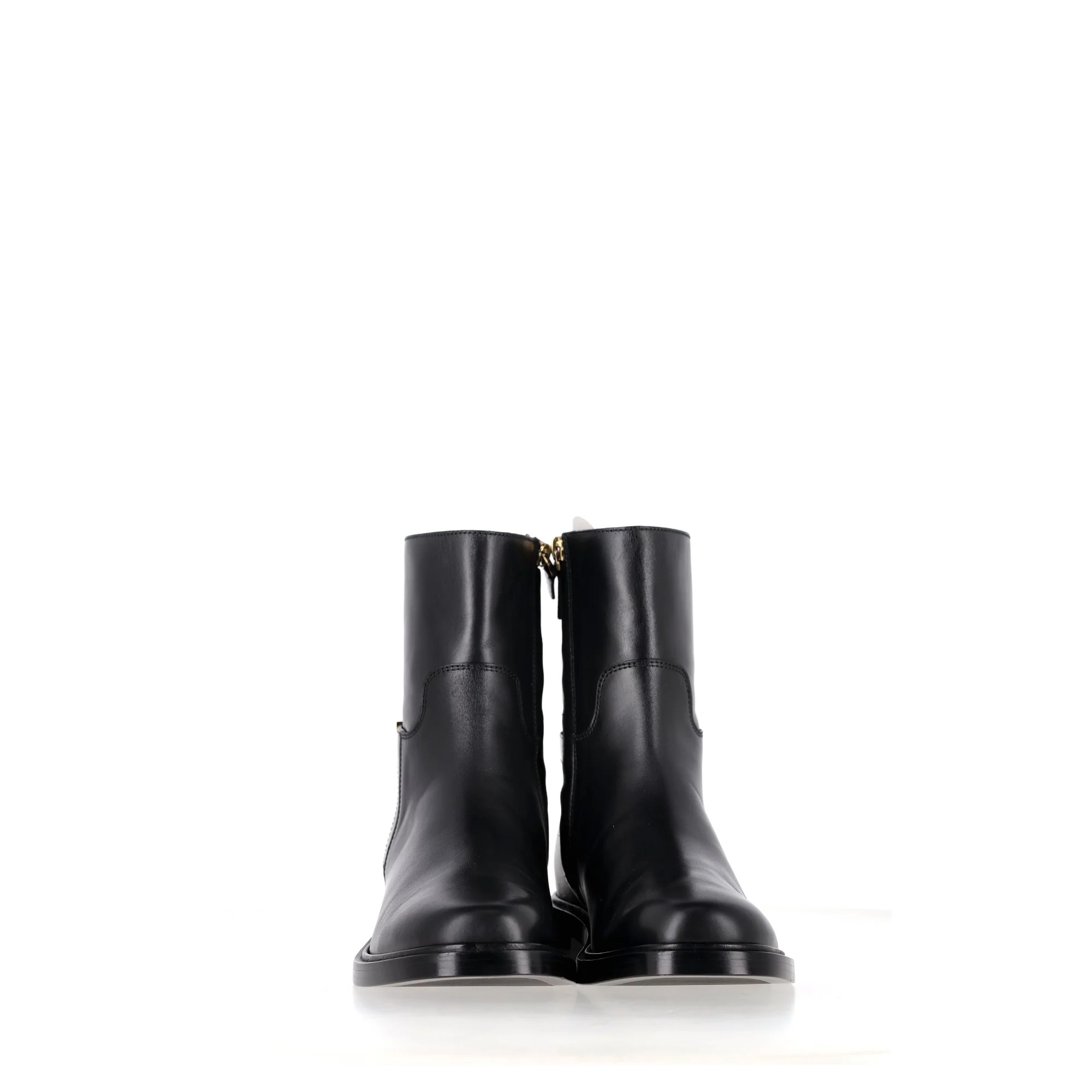 Women's Tod's T Timeless Ankle Boots in Black Calfskin Leather - Image 9