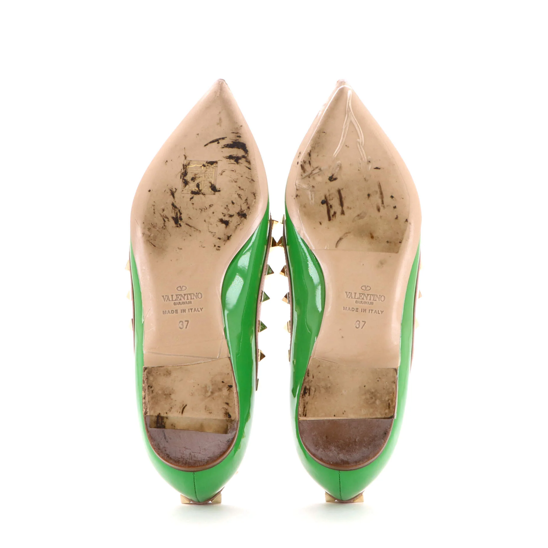Women's Rockstud Ballerina Flats Patent - Image 4