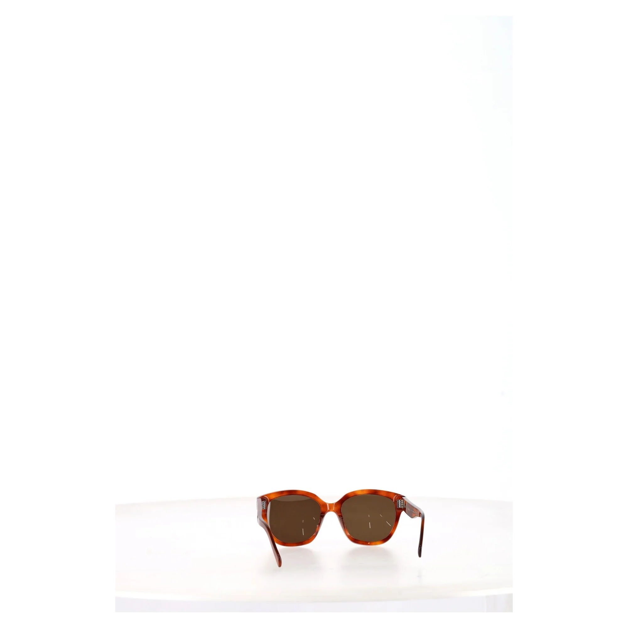 Celine Oversized Triomphe Monogram Sunglasses In Brown Acetate - Image 7
