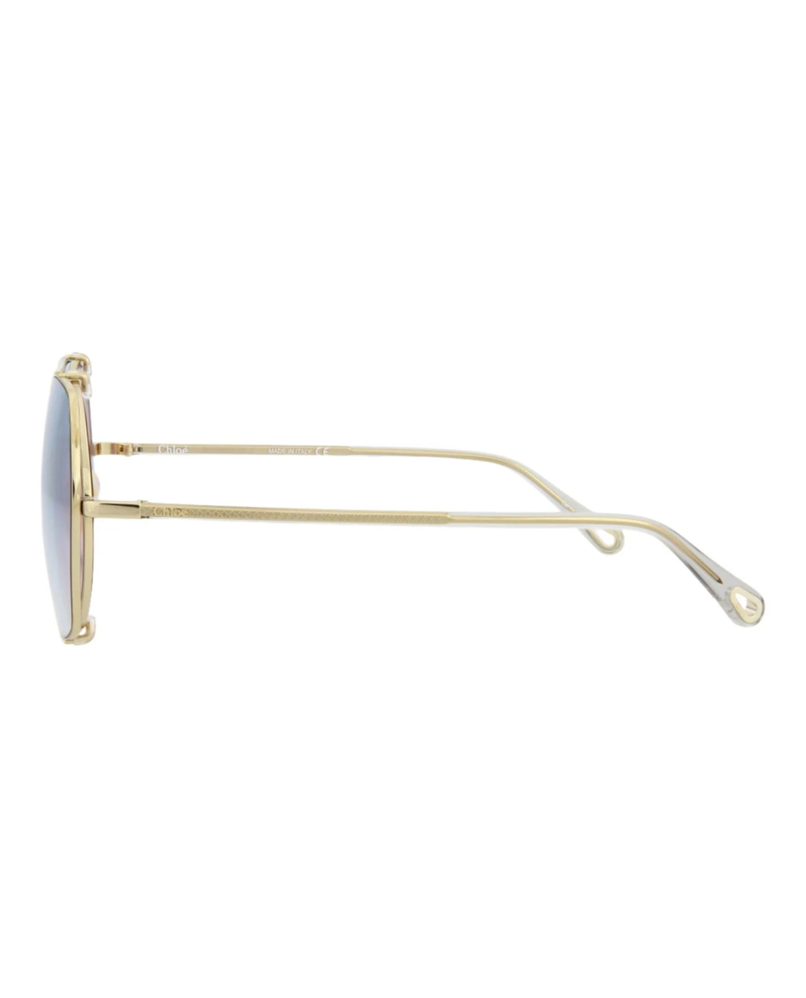 Chloé Square-Frame Metal Sunglasses - Image 3