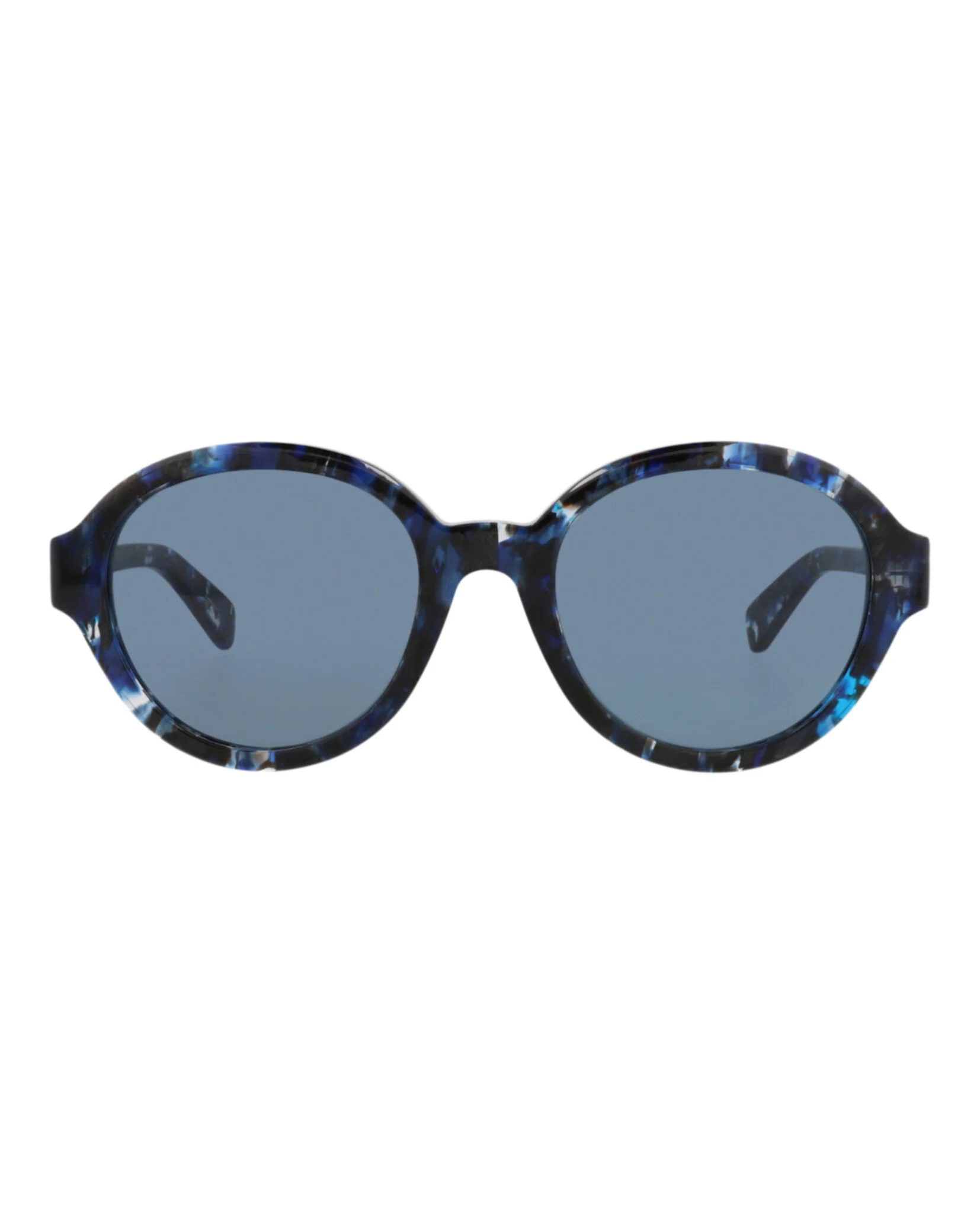 Round-Frame Recycled Acetate Sunglasses