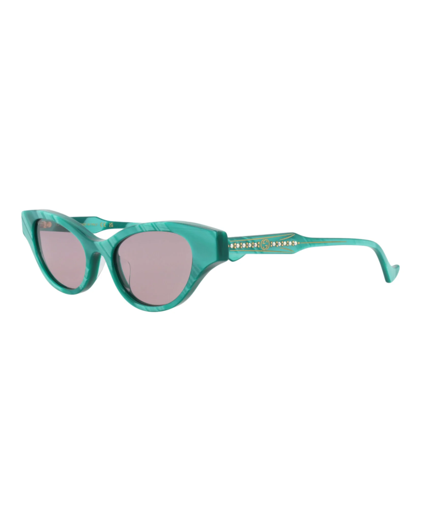 Cat Eye-Frame Recycled Acetate Sunglasses - Image 2