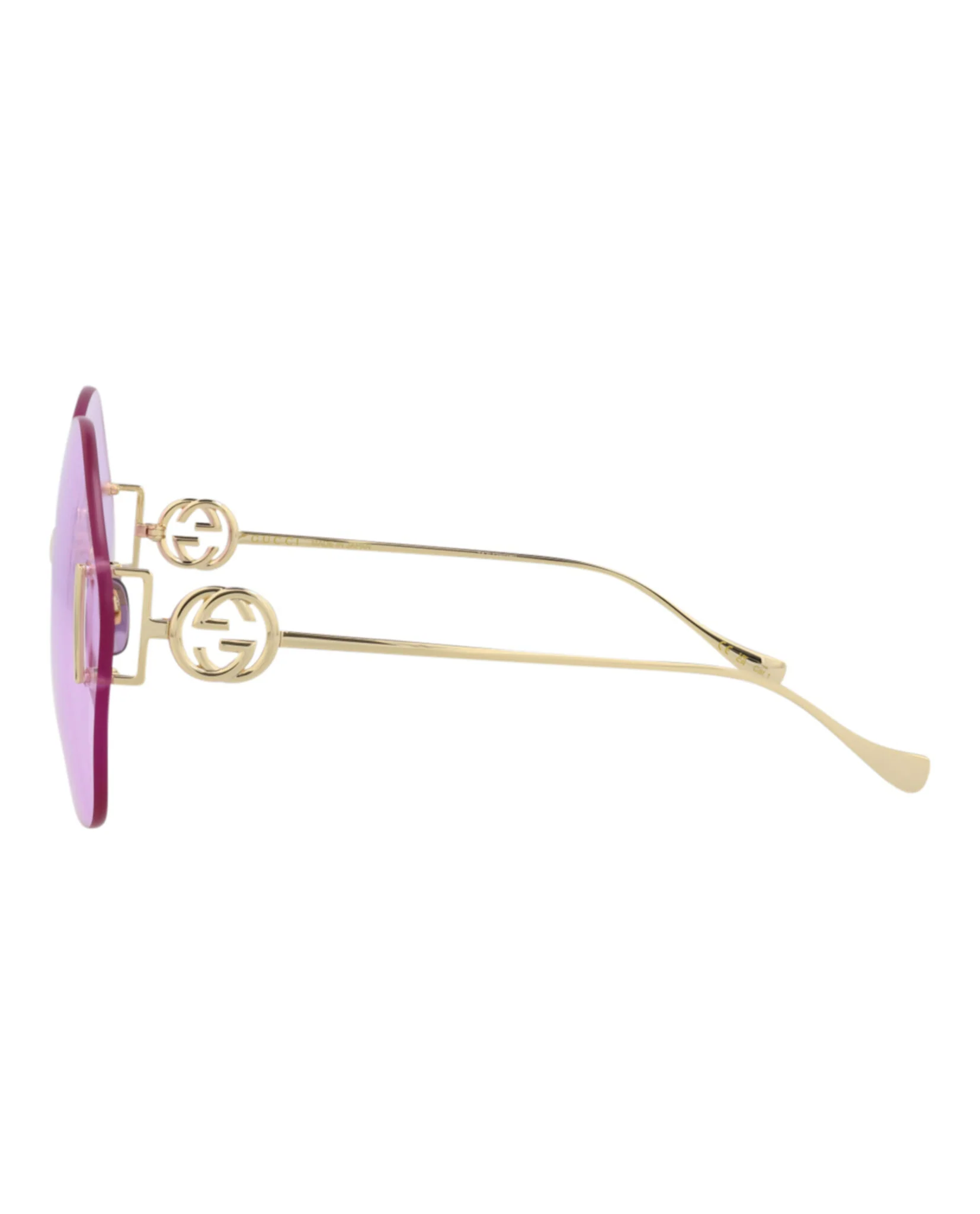 Round-Frame Metal Sunglasses - Image 3