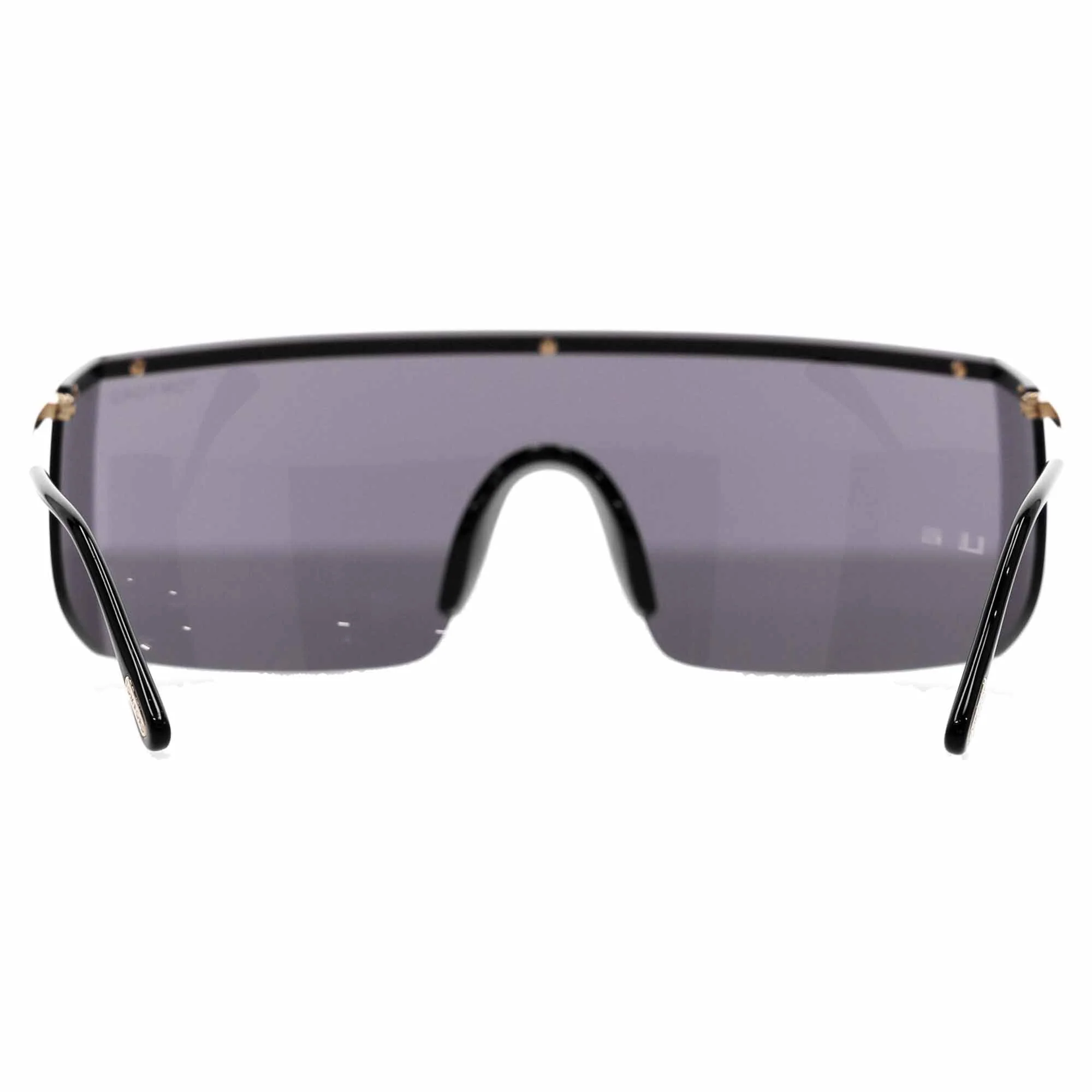 Tom Ford Pavlos Shield Sunglasses in Black Metal - Image 3