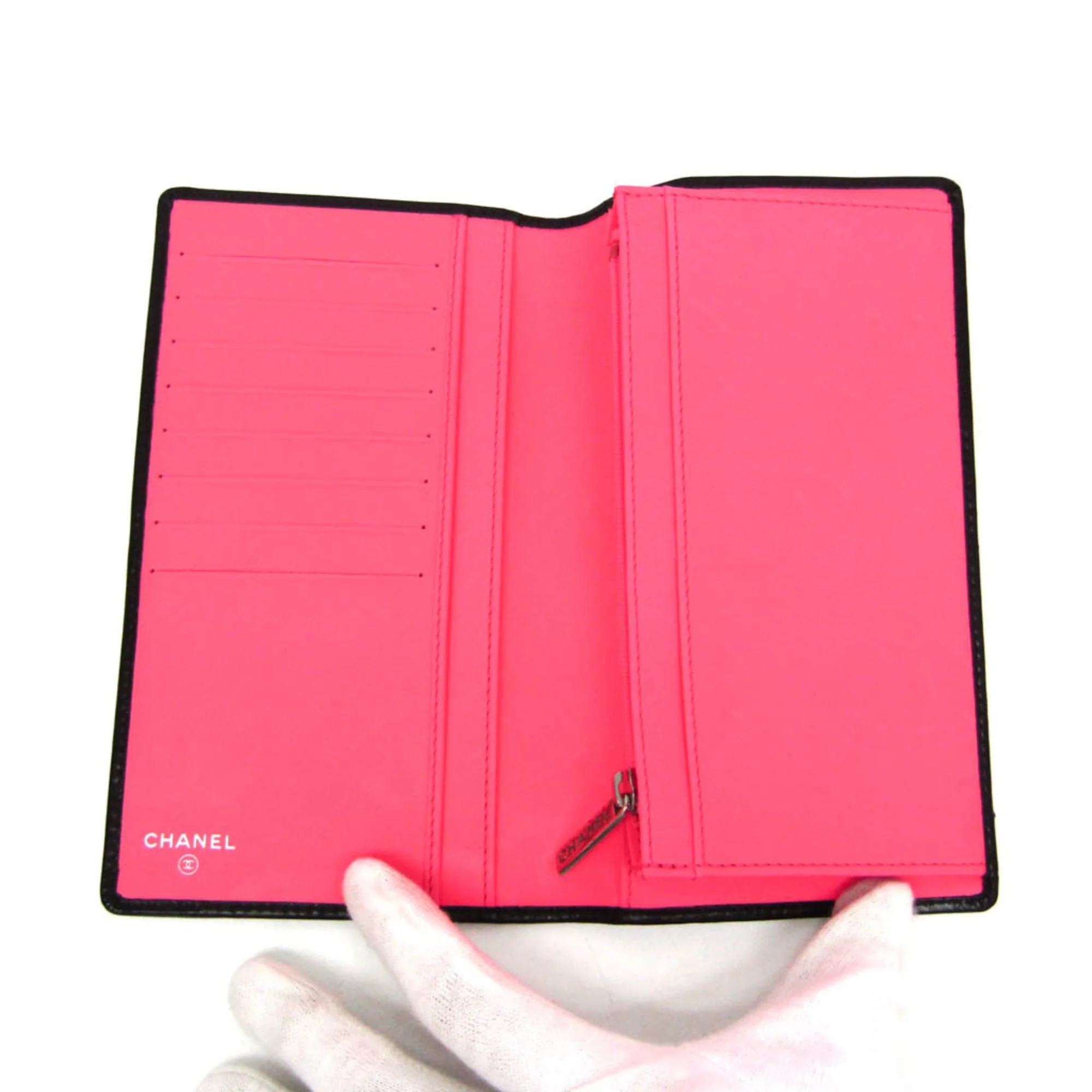 Cambon Bifold Wallet Quilted Lambskin Long - Image 4