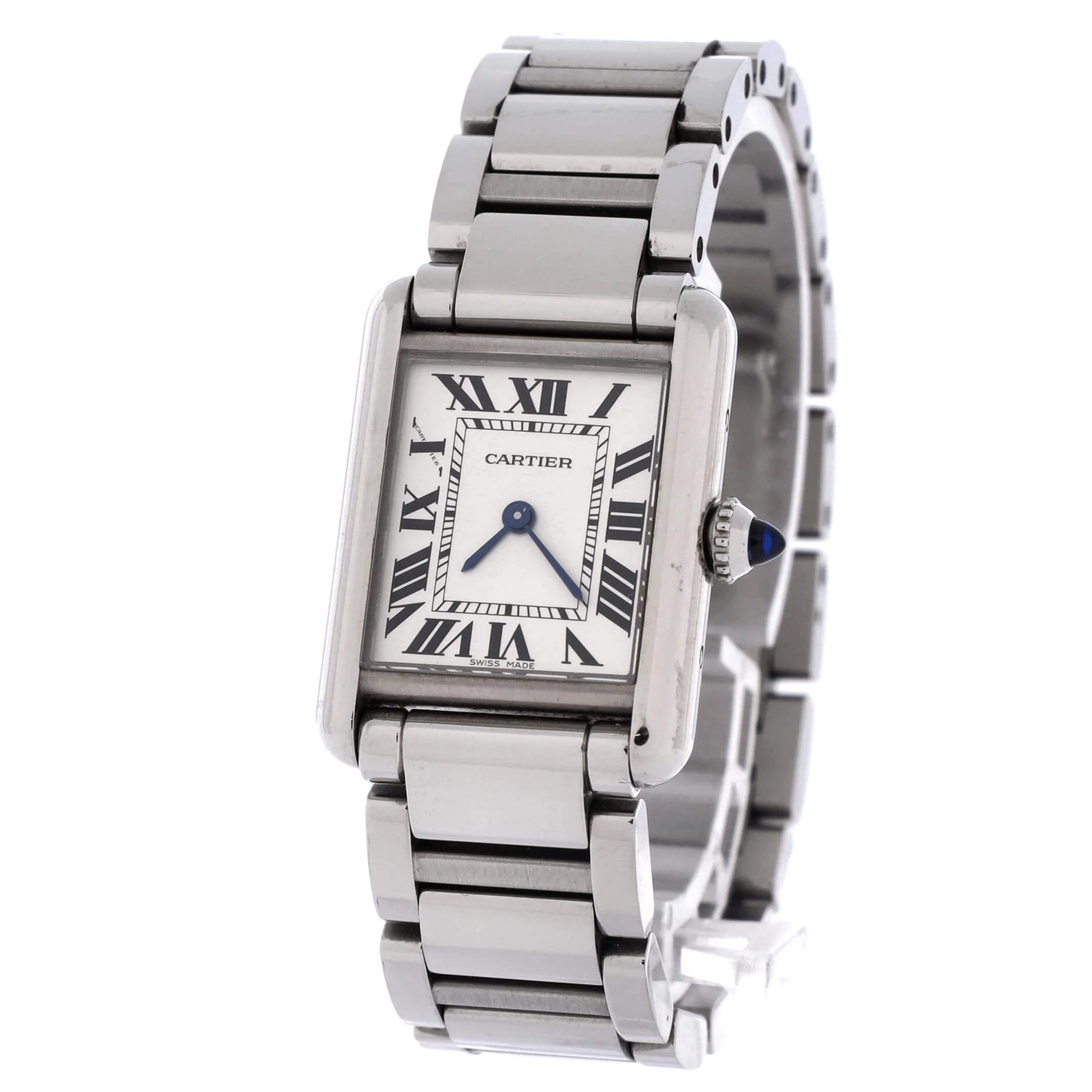 Must de Cartier Tank Quartz Watch Stainless Steel 22 - Image 3