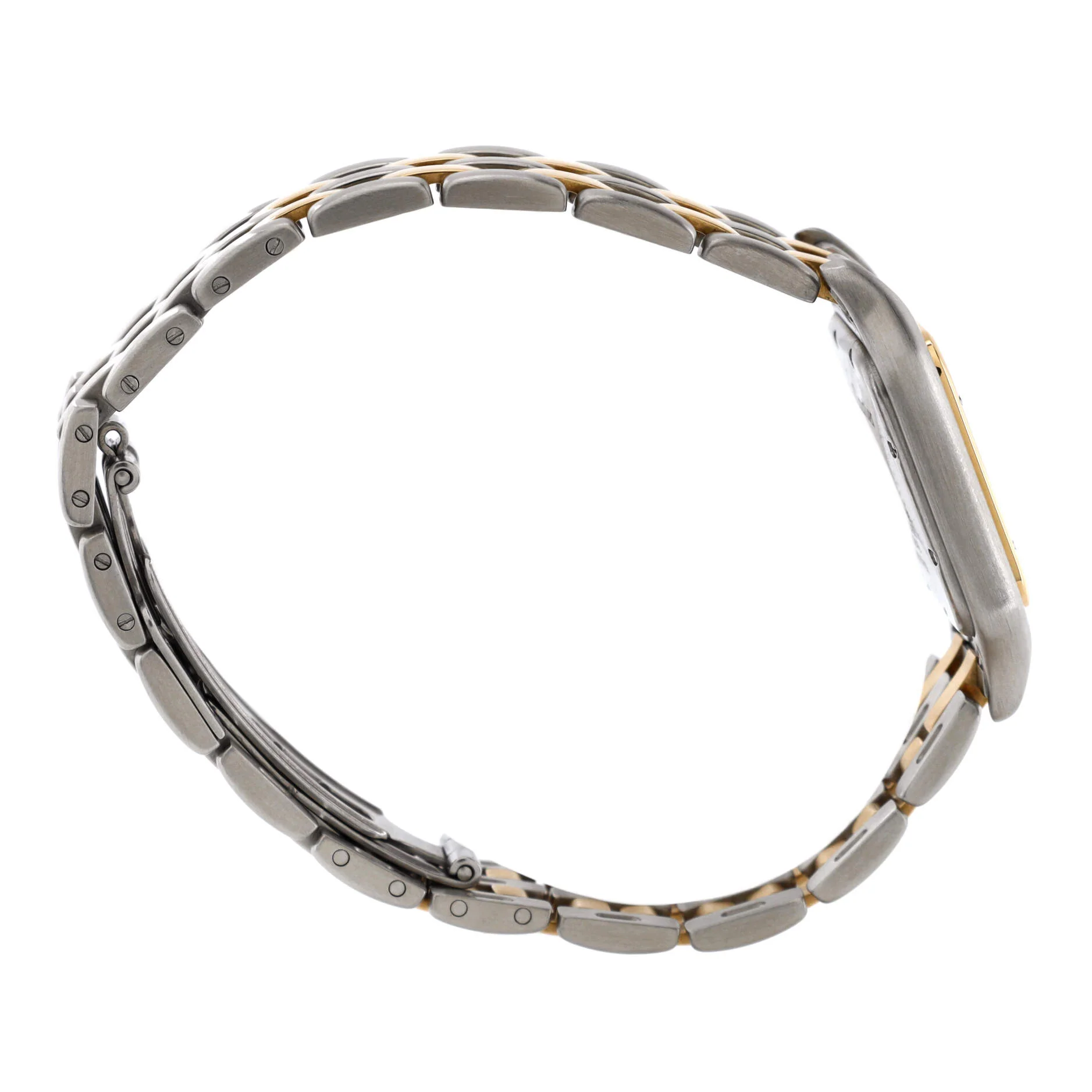 Panthere de Cartier Quartz Watch Stainless Steel and Yellow Gold 27 - Image 3