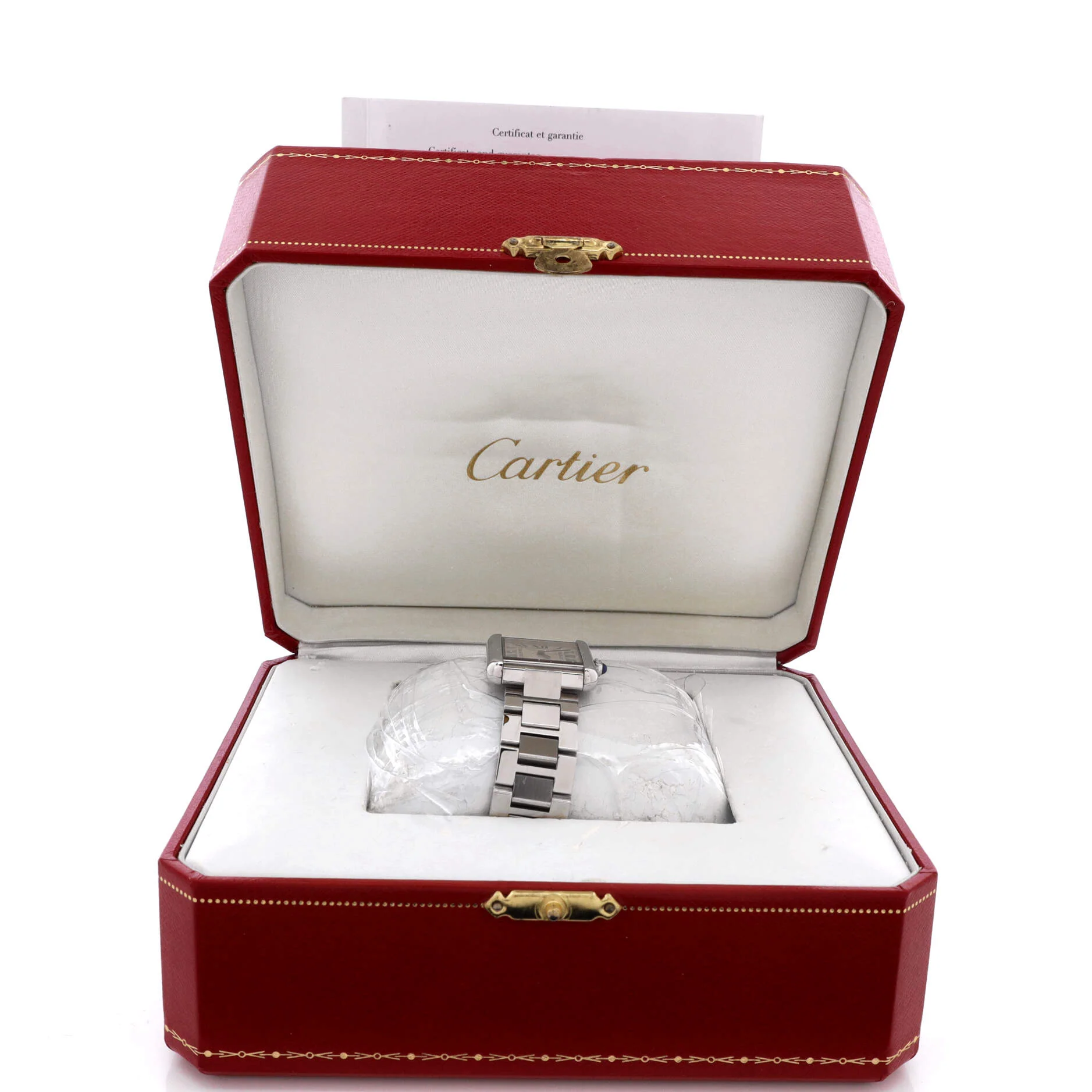 Tank Solo Quartz Watch Stainless Steel 24 - Image 2