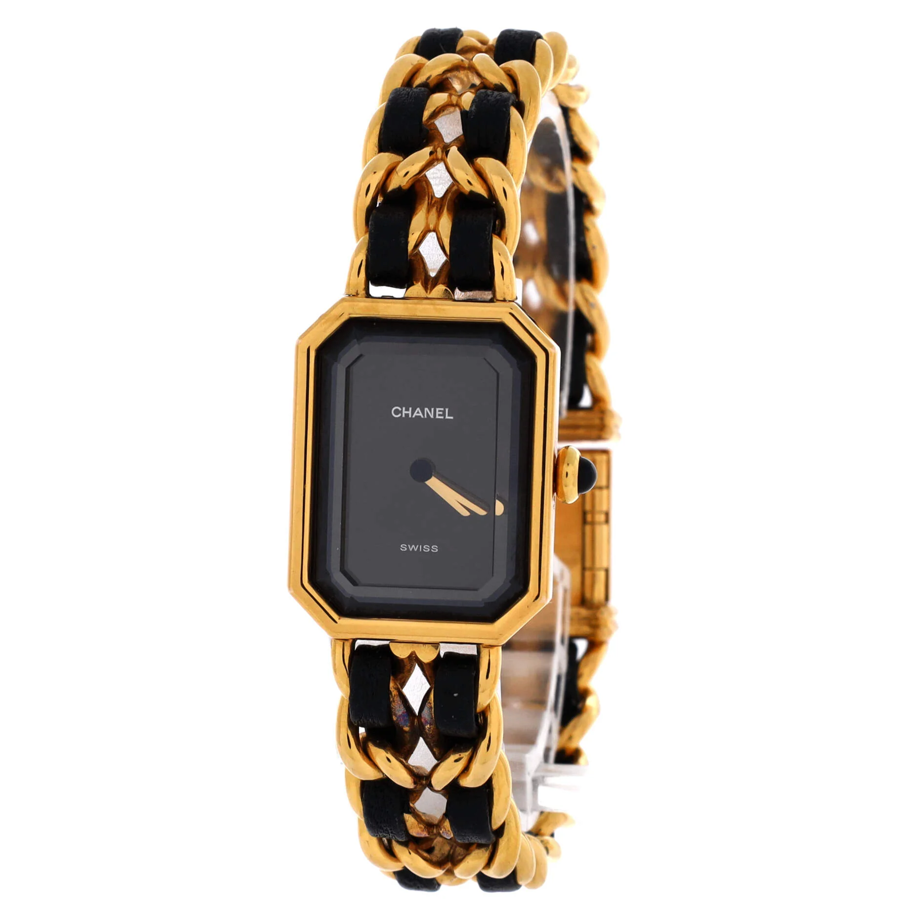 Premiere Rock Quartz Watch Plated Metal and Leather 20 - Image 2