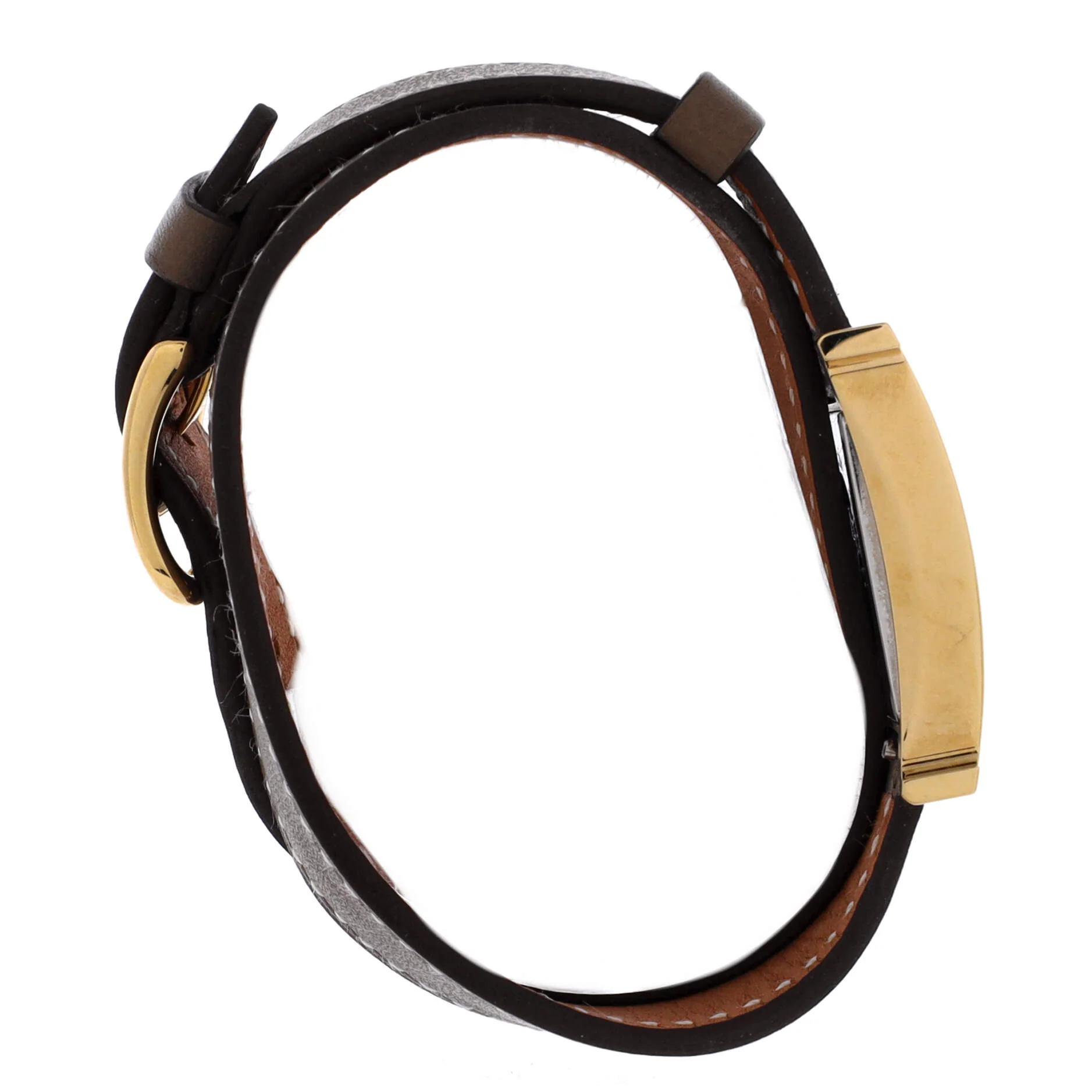 Heure H Double Tour Quartz Watch Stainless Steel and Leather 21 - Image 4