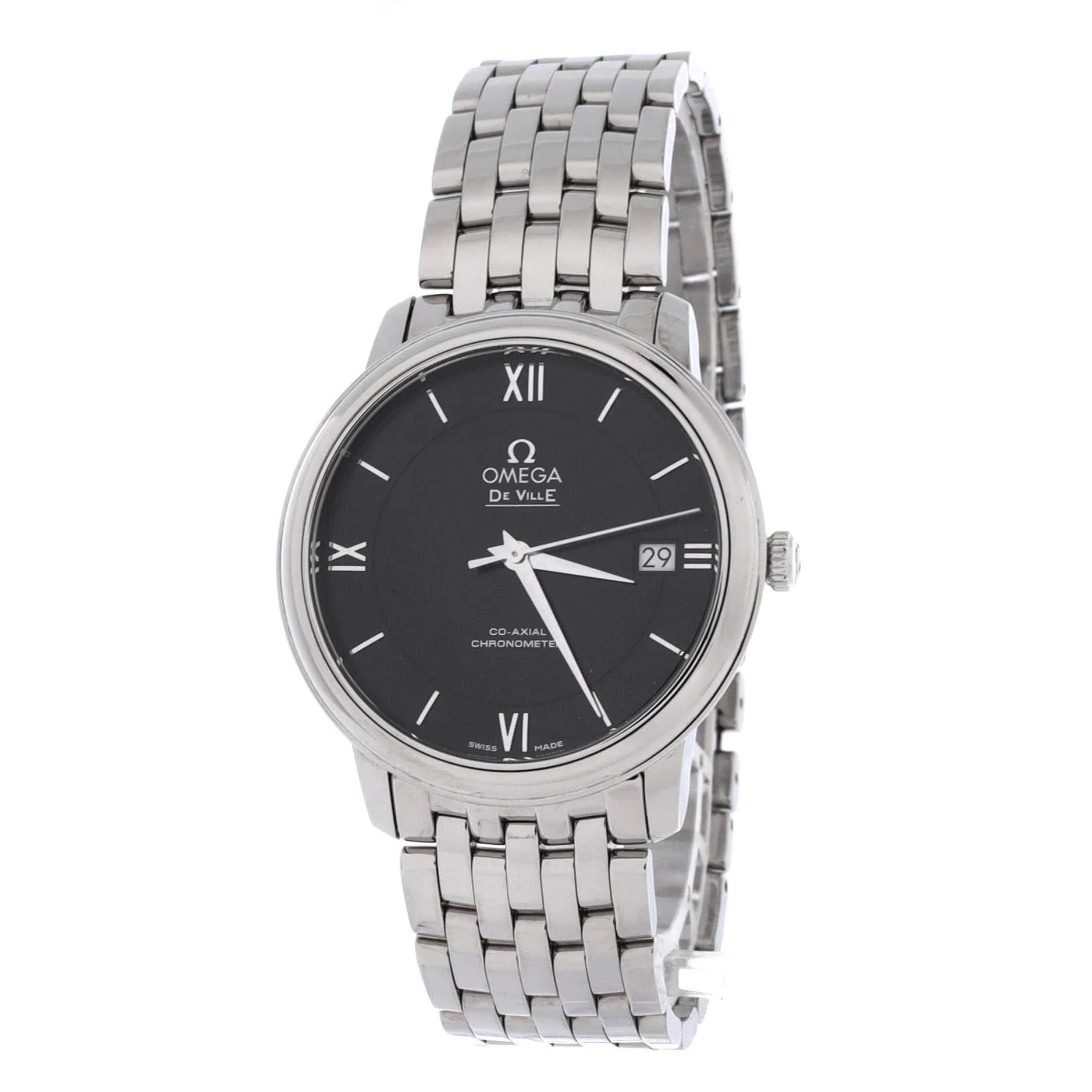 De Ville Prestige Co-Axial Chronometer Automatic Watch Stainless Steel 37 - Image 3