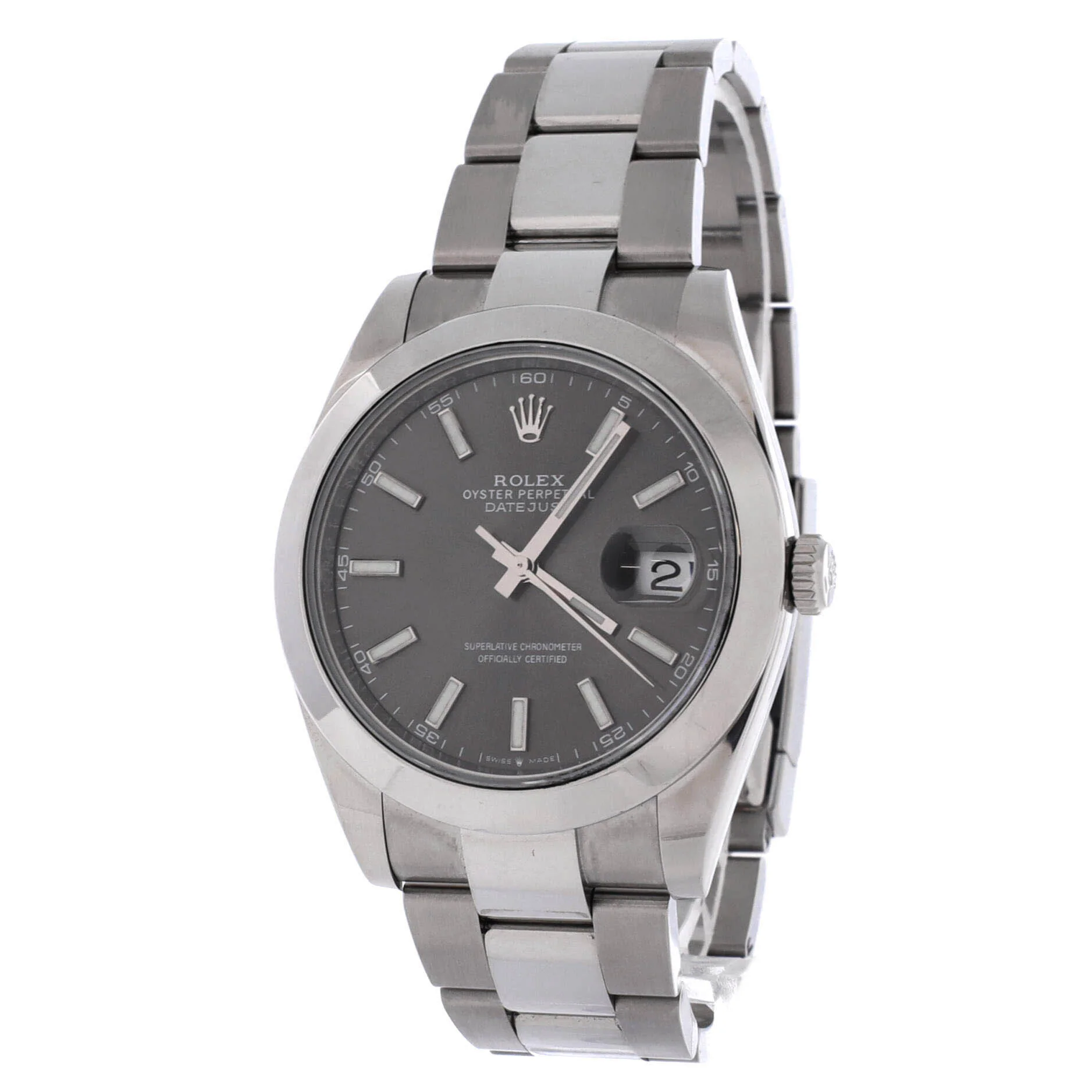 Oyster Perpetual Datejust Automatic Watch Stainless Steel 41 - Image 3
