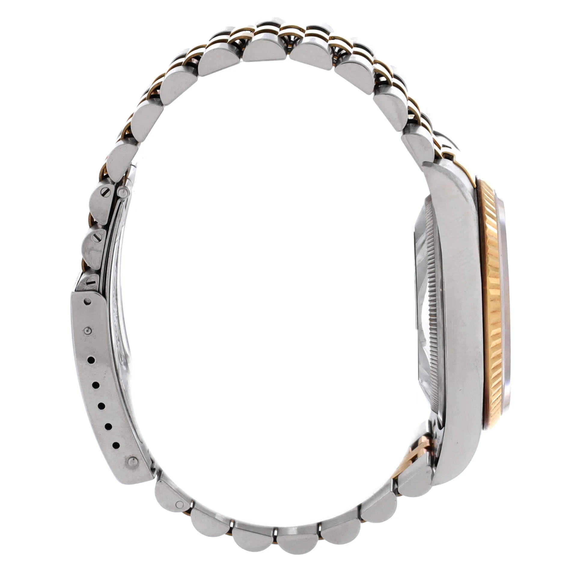 Oyster Perpetual Datejust Automatic Watch Stainless Steel and Yellow Gold 36 - Image 3